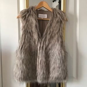 Cupcakes and Cashmere Faux Fur Vest
